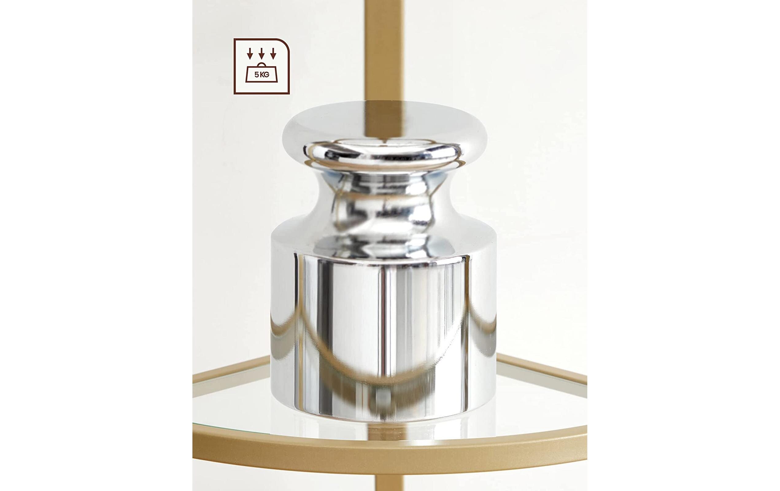 Regal GoldEckregal mit 5 Ebenen