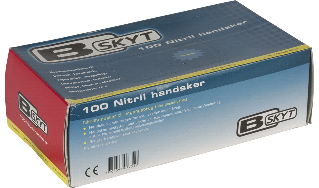 Bell Add Nitril handske S 100 stk.