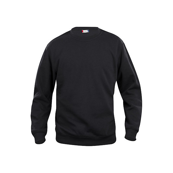 CLIQUE Sweat basic col rd Noir XL