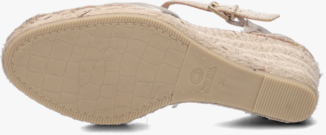 FRED DE LA BRETONIERE gouden fred de la bretoniere espadrilles 153010286