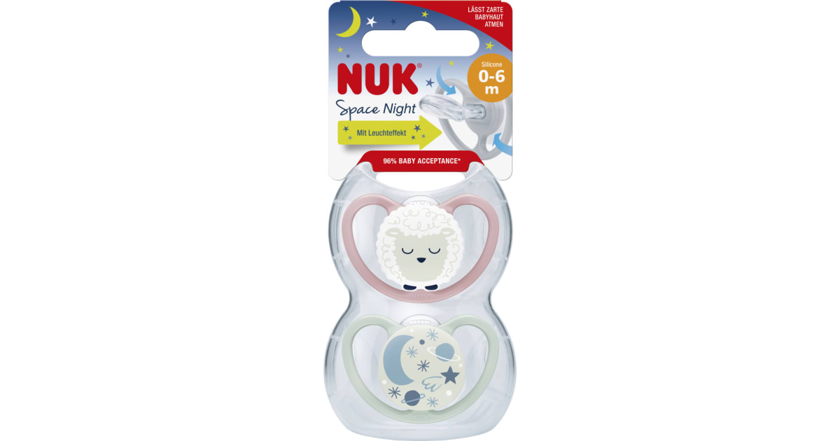 NUK Schnuller Space Night 0-6 Monate