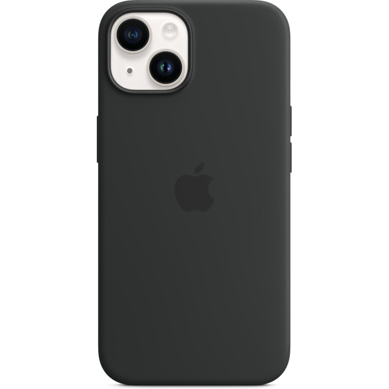 Apple Coque en silicone avec MagSafe pour iPhone 14 - Minuit