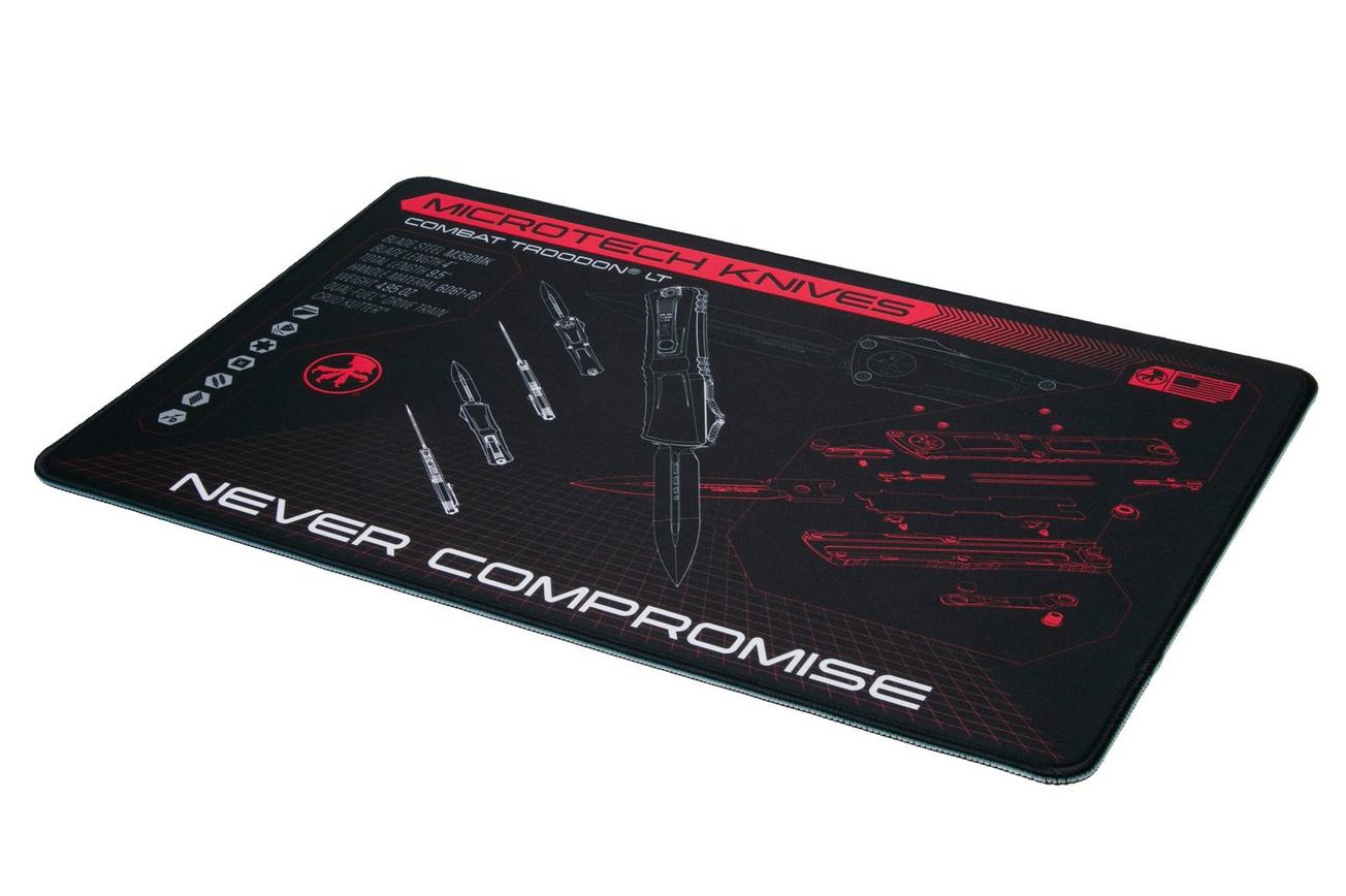 Microtech Combat Troodon Black MAT-CT, presentatiemat