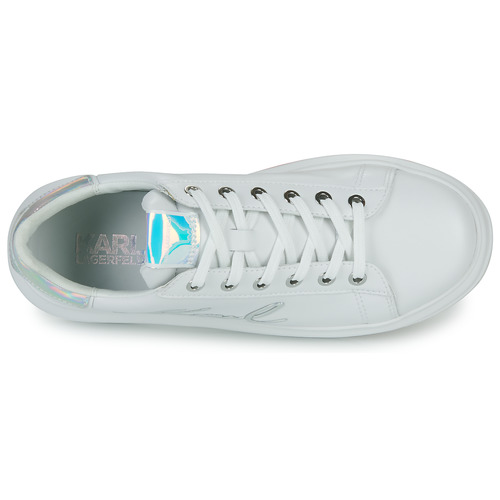 Karl Lagerfeld - KAPRI Signia Lace Lthr Blanco / Plata