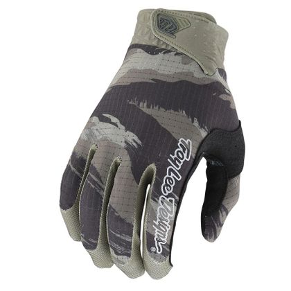 Gants cross TroyLee design AIR BRUSHED CAMO ARMY GREEN 2022 - Vert