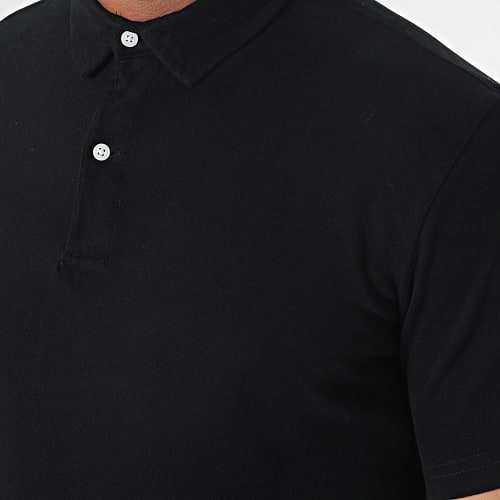 Polo Manches Courtes Studios Jersey Noir