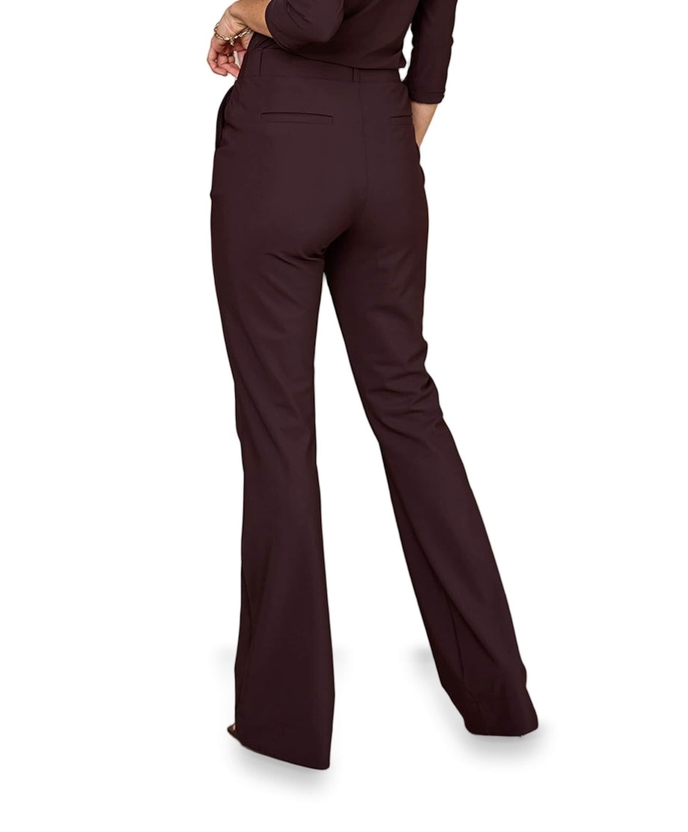 Studio Anneloes Flair LONG bonded trousers dames broek bruin