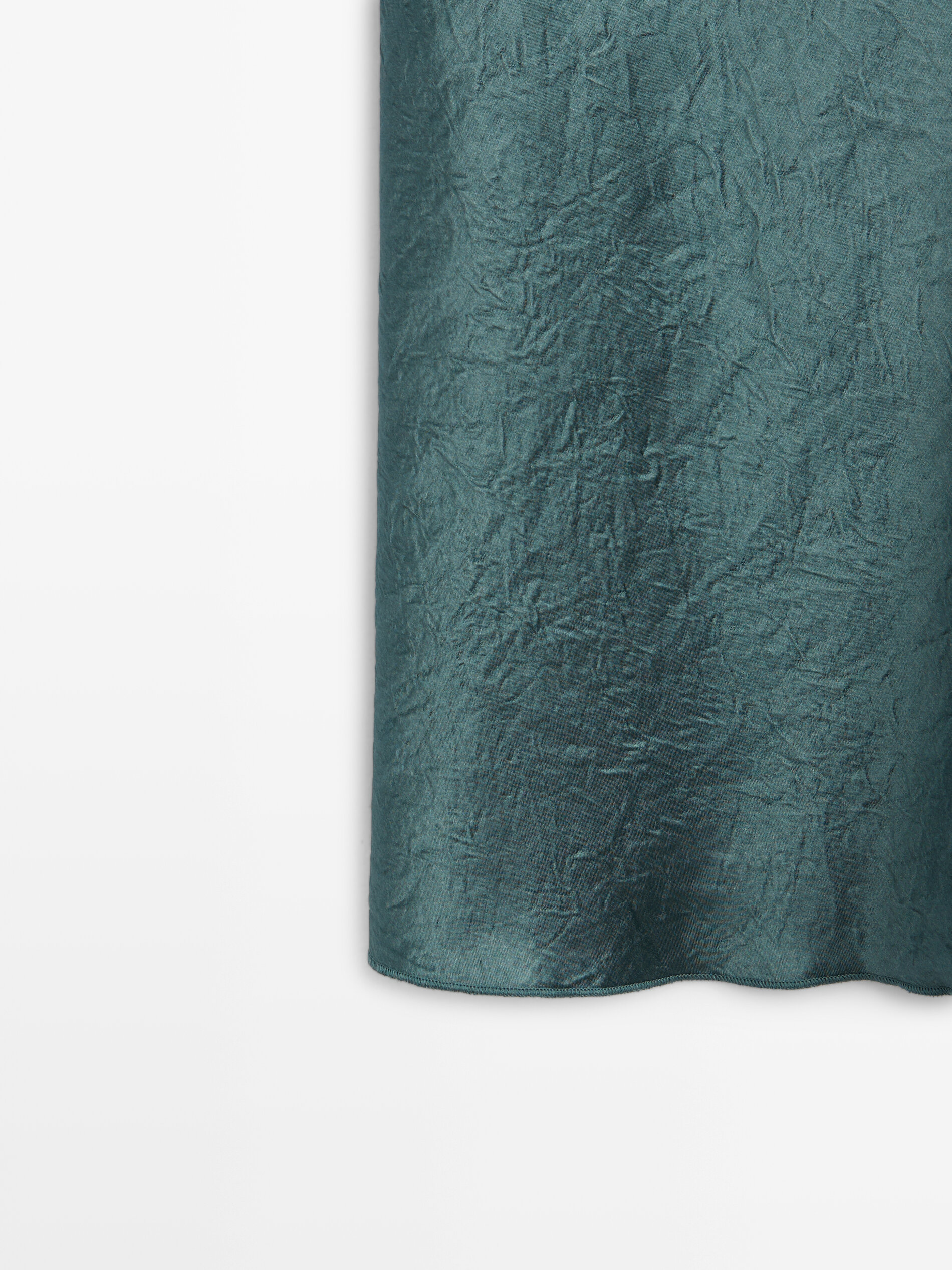 Topo de linho acetinado - VERDE