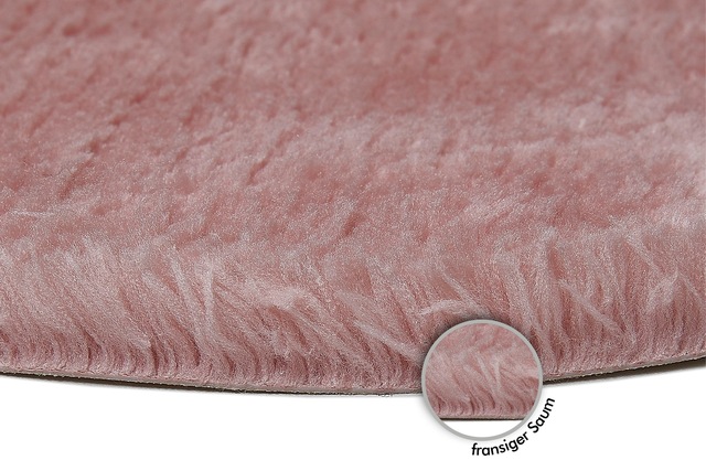 Andiamo Sitzkissen »Sitzauflage Lamm-Fellimitat« Kunstfell, rund, Ø 40 cm, auch als 4er Set