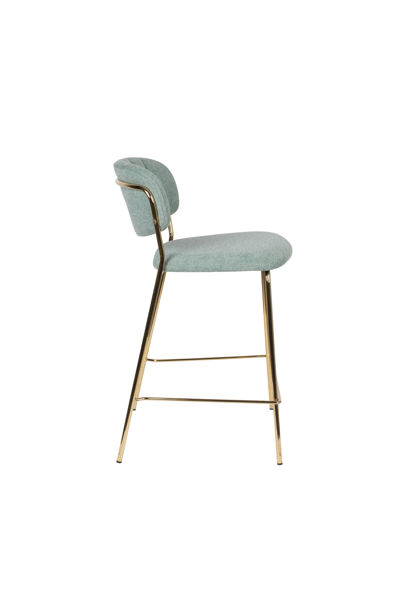 Barkruk Jolien goud/lichtgroen - set van 2