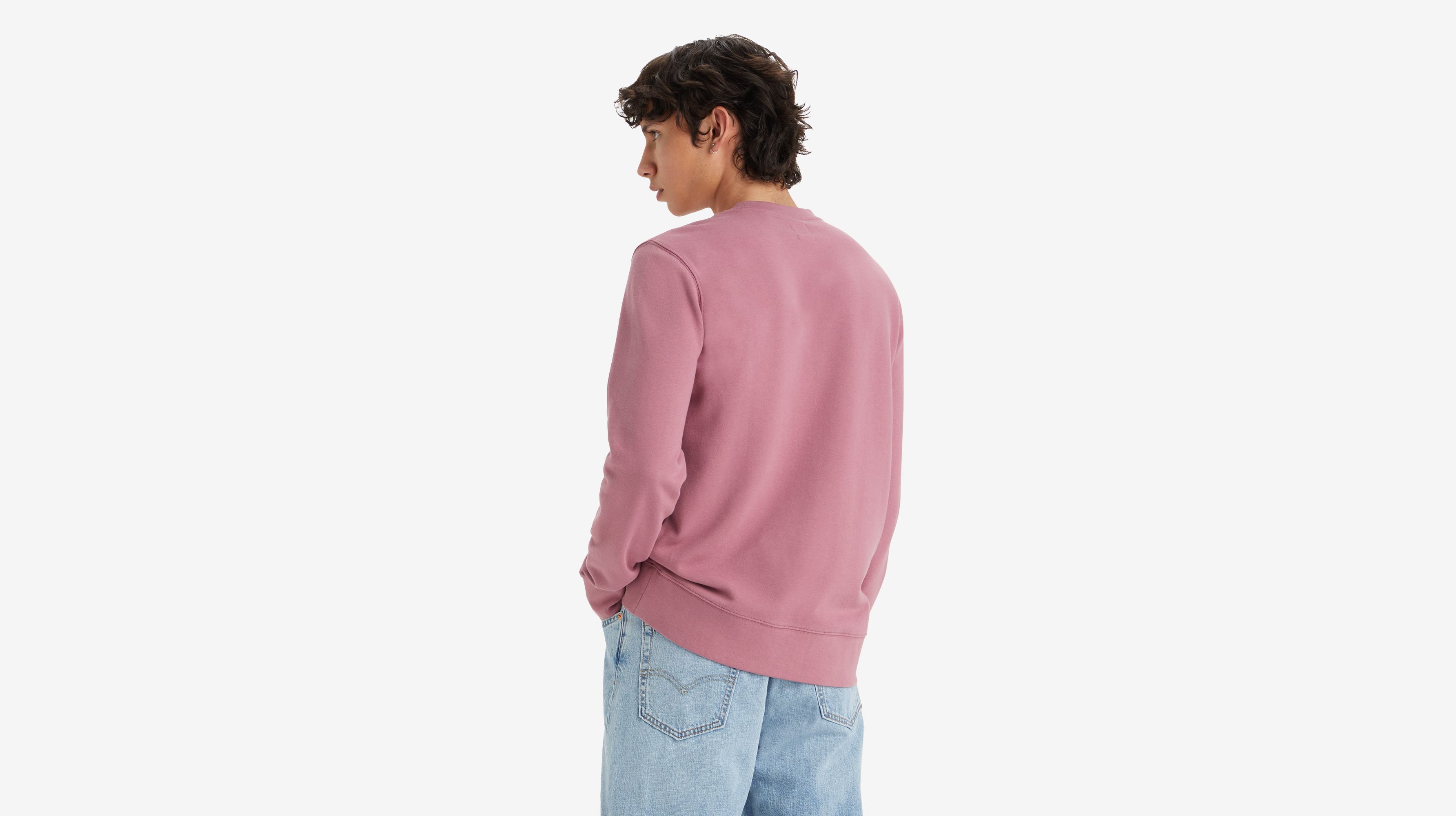 Sweat-shirt col rond Original Housemark - Dusky Orchid - Bleu