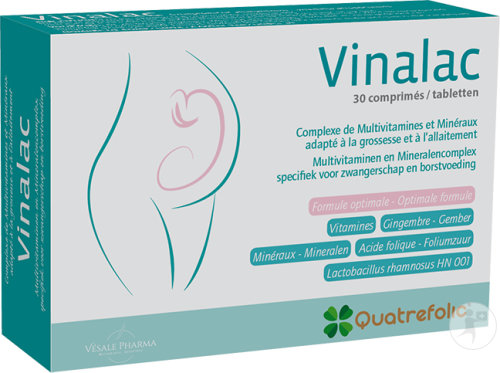 Vinalac Quatrefolic Grossesse & Allaitement 30 Comprimés