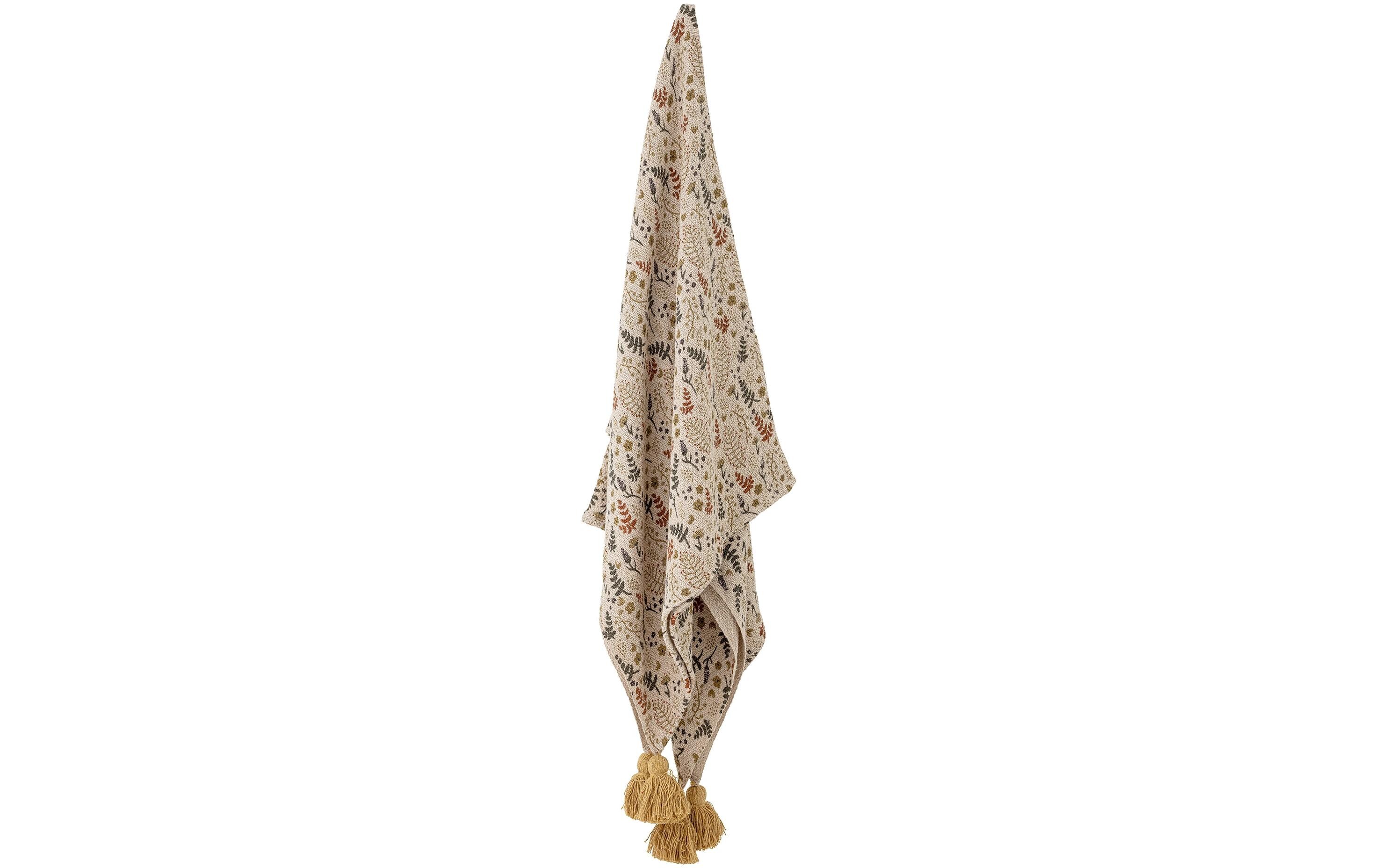 Kuscheldecke Filipa 160 x 130 cm, GelbDecke zum Kuscheln aus Baumwolle