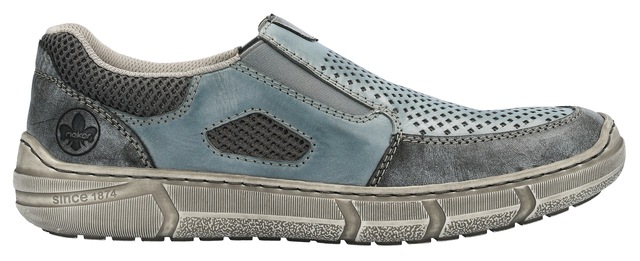 Rieker Slipper  , Halbschuh, Freizeitschuh mit seitlichem Gummizug für guten Sitz