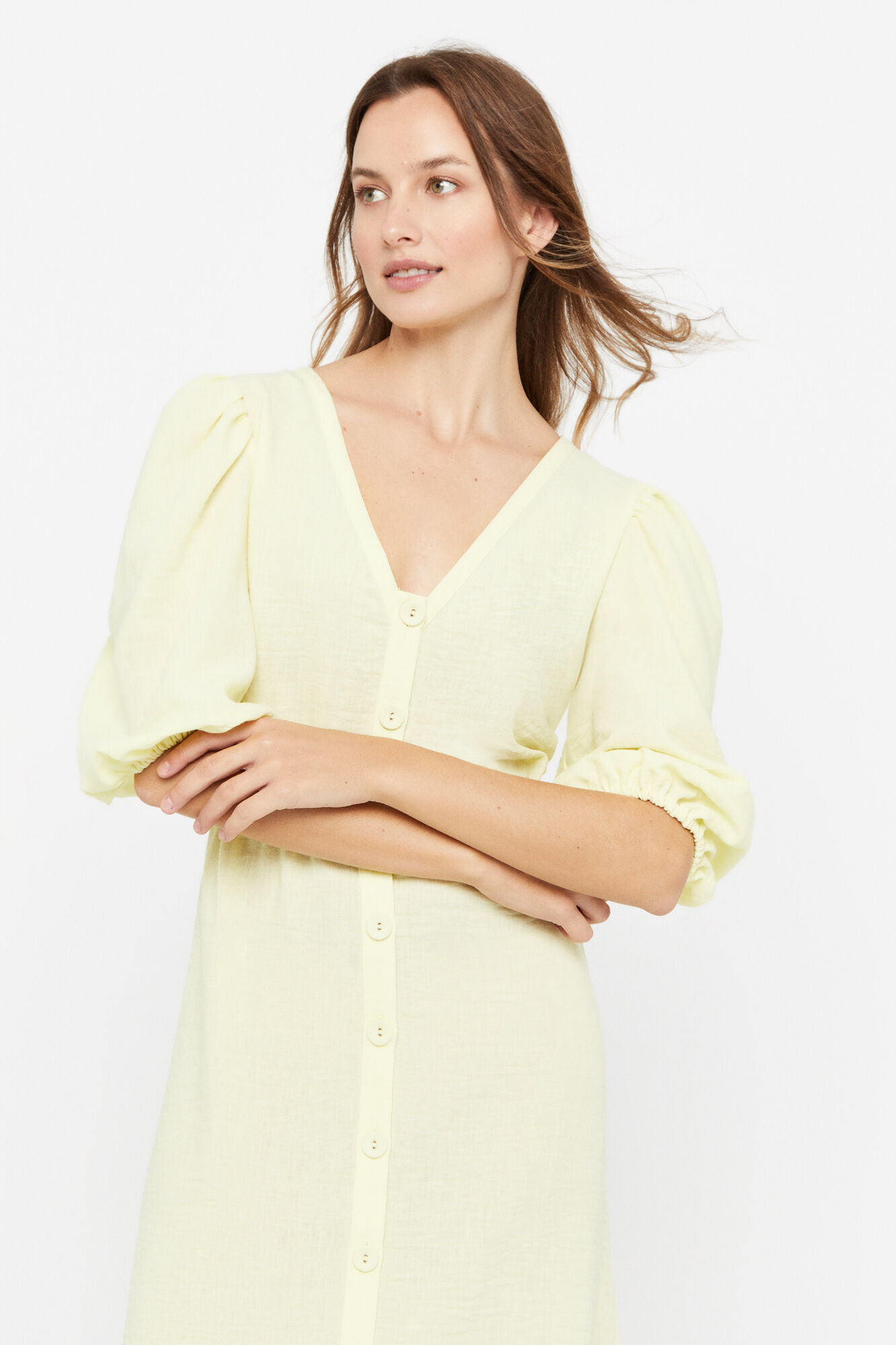Vestido longo - Amarelo