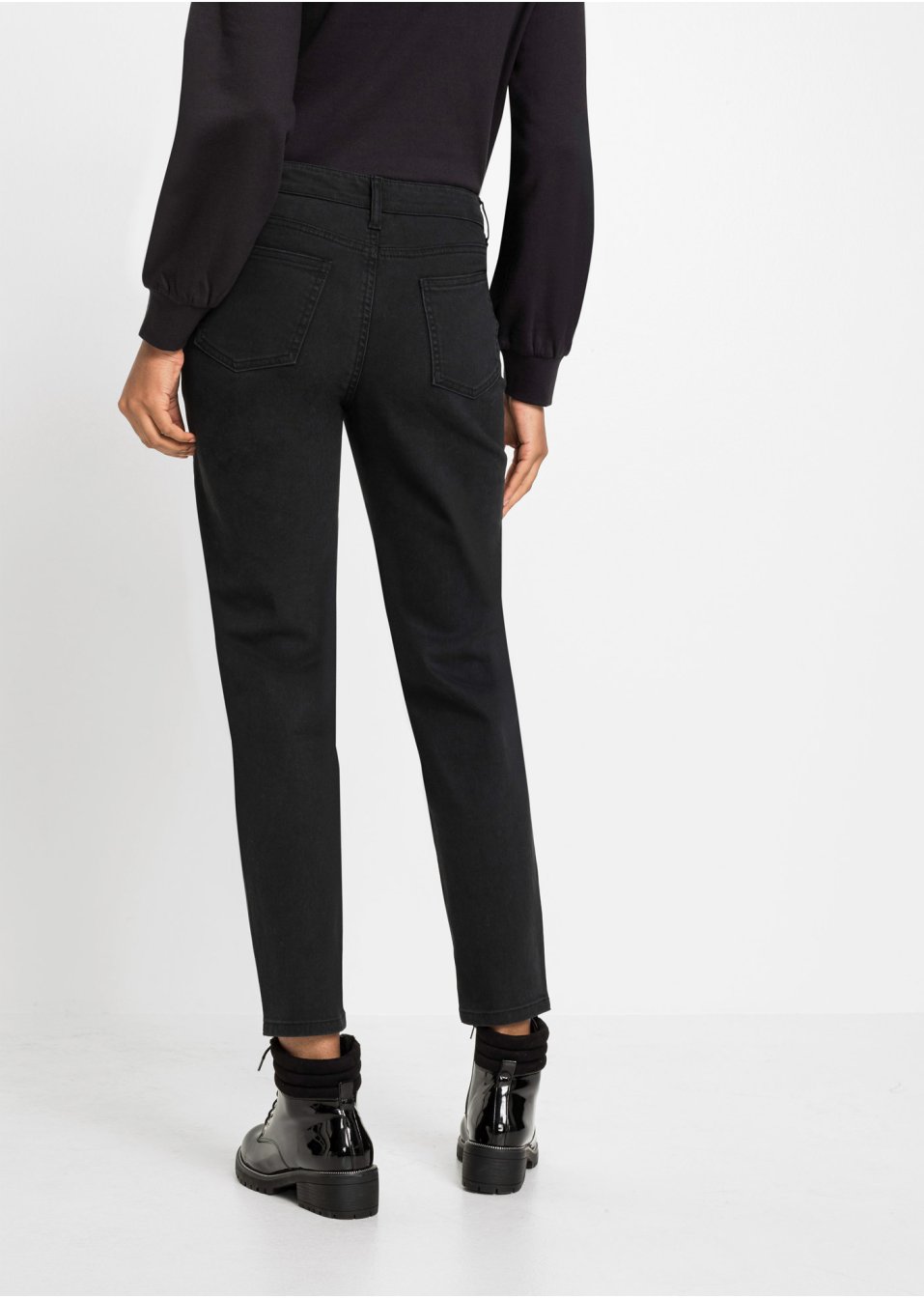 Pantalon extensible avec pierres brillantes