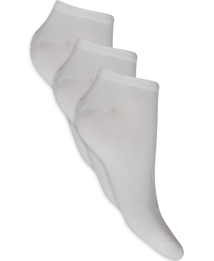 Decoy DECOY sneaker socks bamboo 3pk Hvid