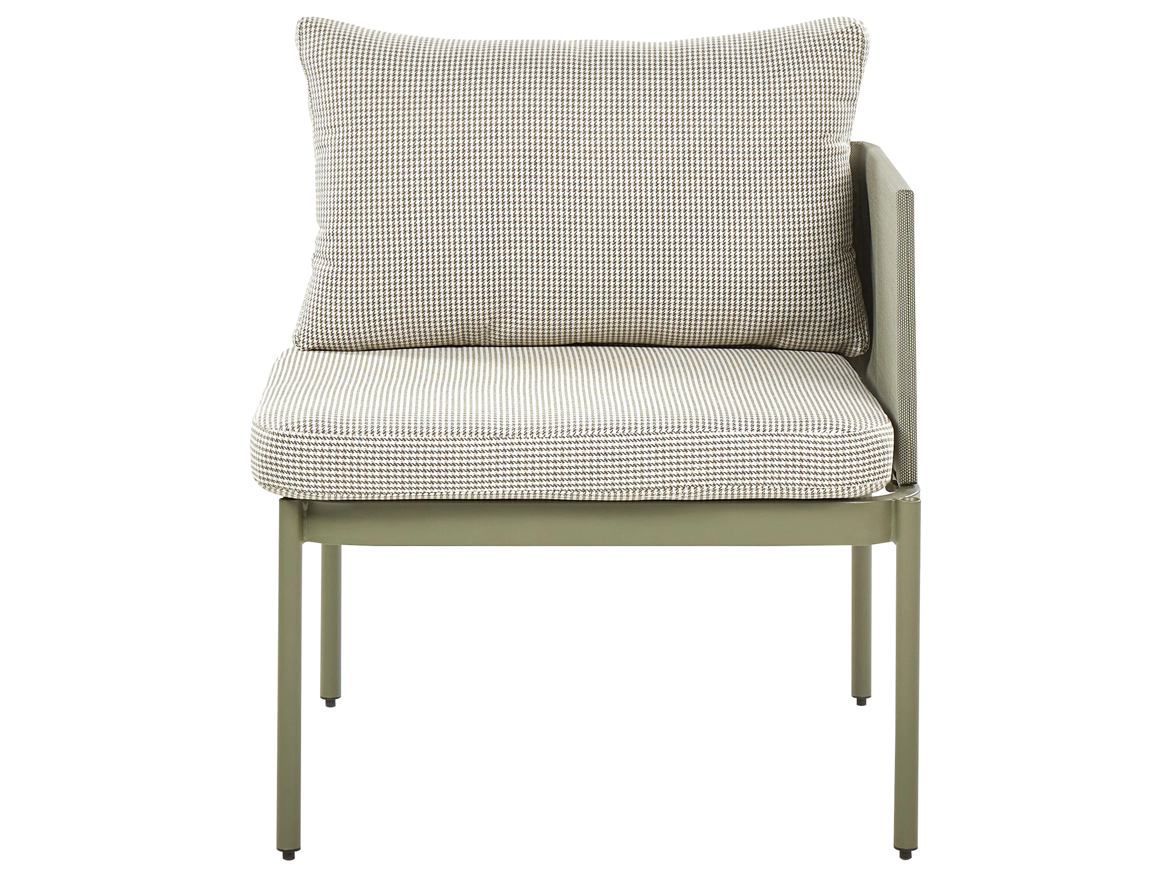 Loungeset met tafel 2-zits TERRACINA Metaal Olijfgroen