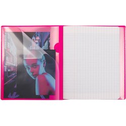 Cahier KOVERBOOK NEON, 170 x 220 mm, Seyès