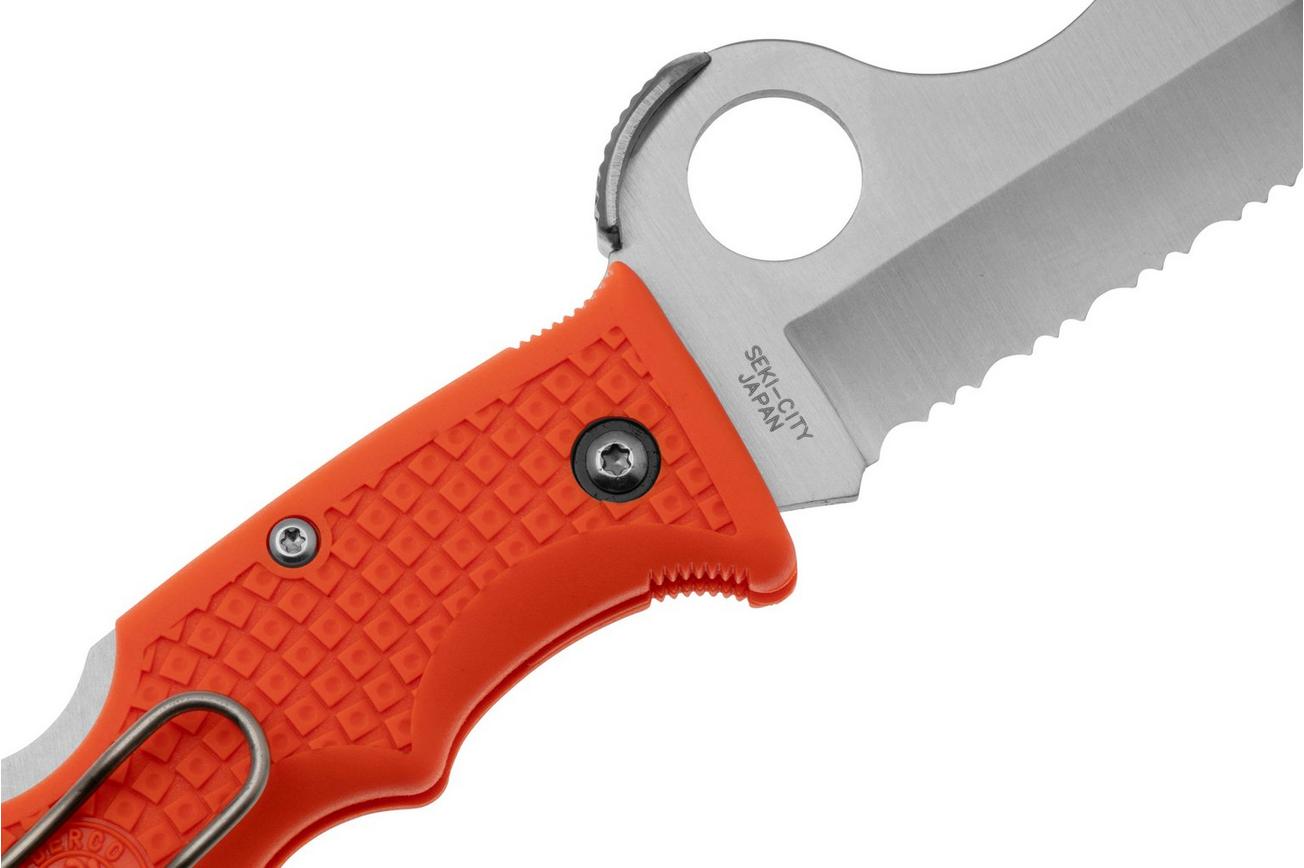 Spyderco Assist Orange C79PSOR serrated reddingsmes