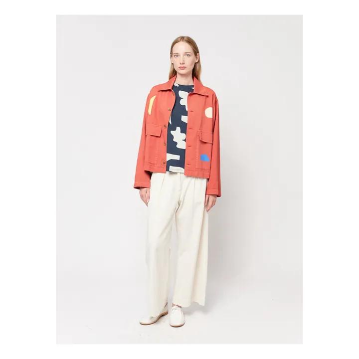 Bobo Choses Pantalon Large à Pinces - Collection Femme  | Ecru