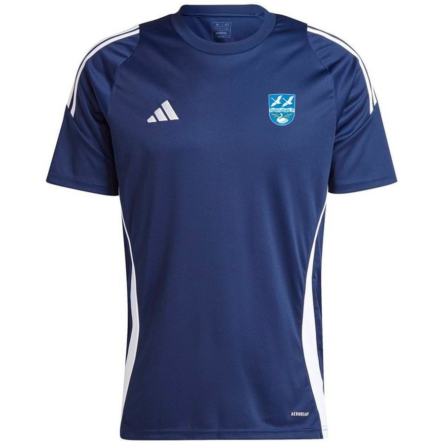 Vallensbæk IF Træner T-shirt d'Entraînement - Bleu Marine/Blanc