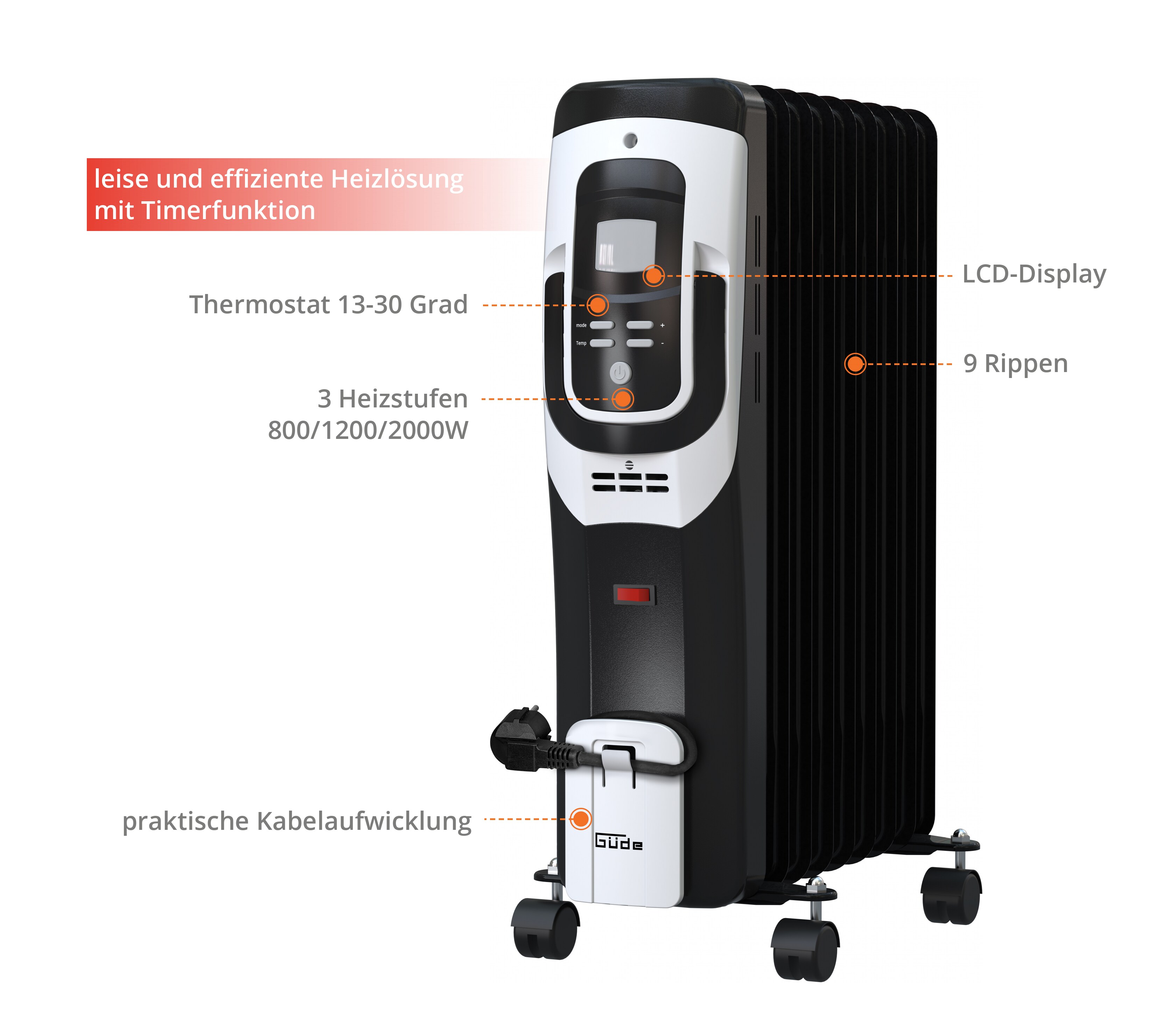 Güde Ölradiator OR 2000-9 DT