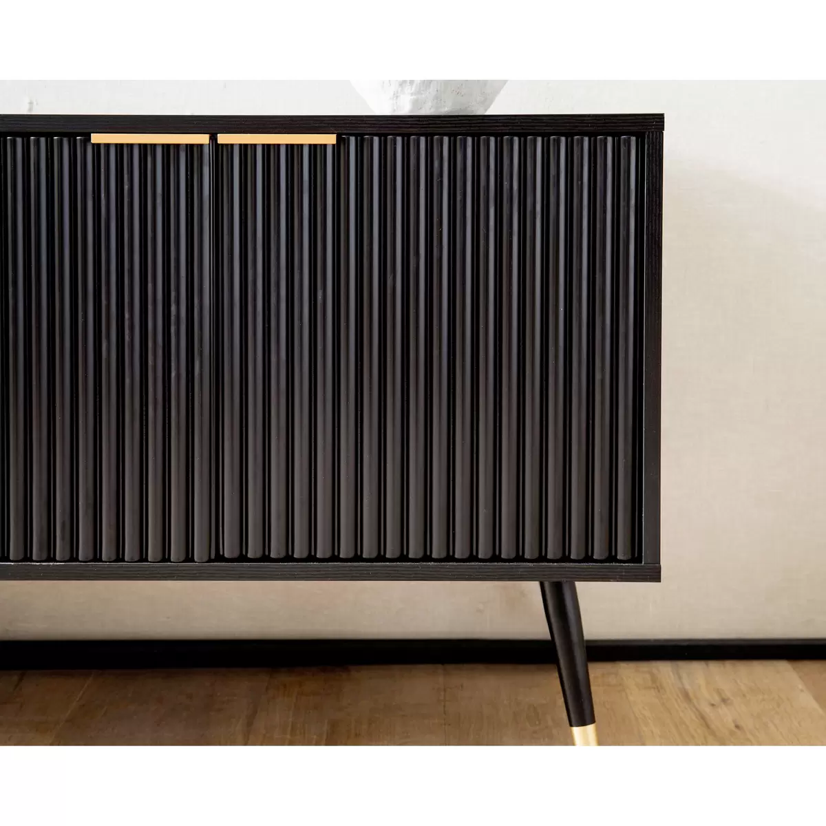 Lowboard Alfaro gold,schwarz