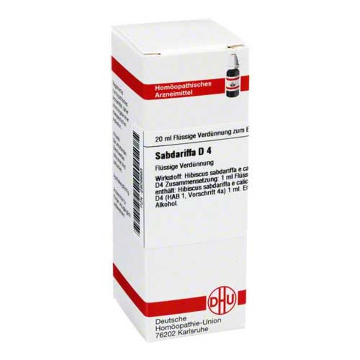 DHU Sabdariffa D 4 Dilution, 20 ml