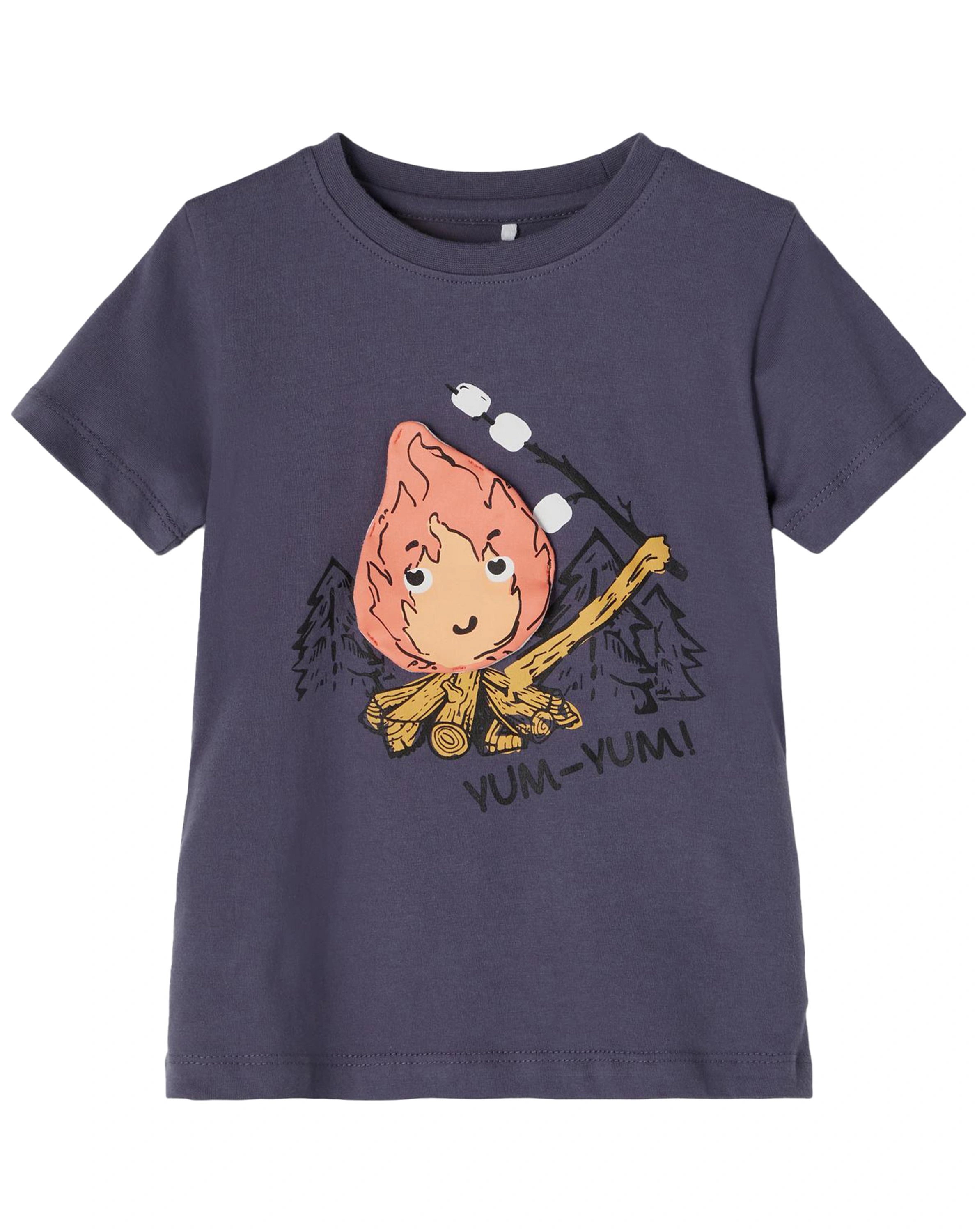 T-Shirt NMMDIDRIK LAGERFEUER in wild wind