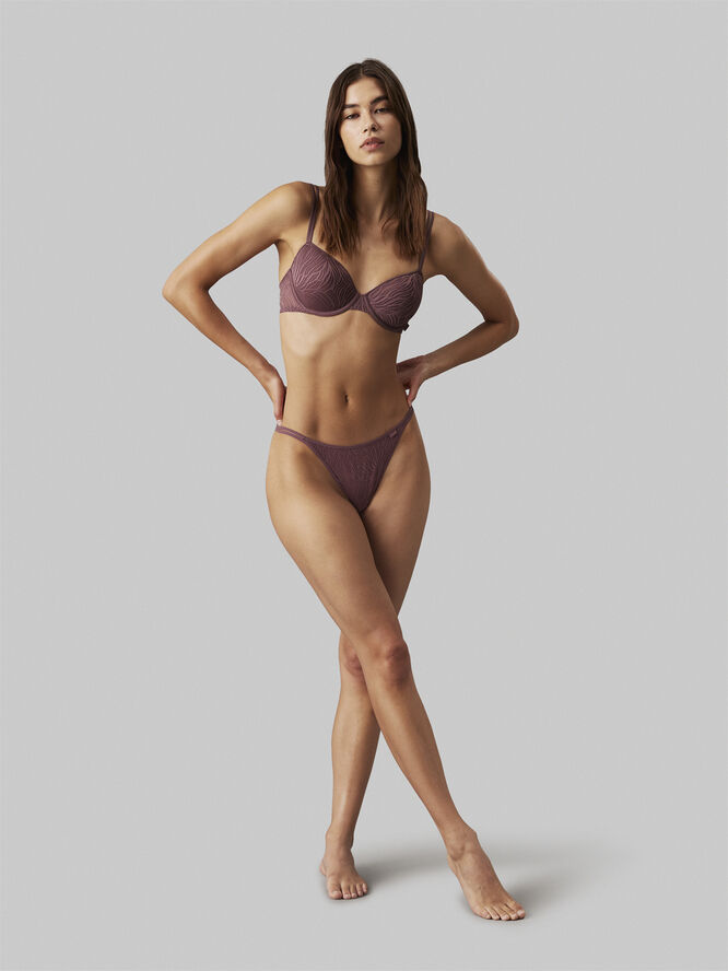 Calvin Klein HIGH LEG TANGA Keepsake rose