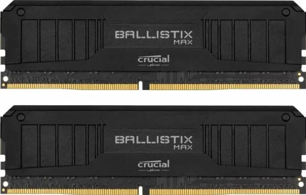 Ballistix MAX - DDR4 - sæt - 16 GB: 2 x 8 GB - DIMM 288-PIN - 5100 MHz / PC4-40800 - CL19 - 1.5 V - ikke bufferet - ikke-ECC - sort