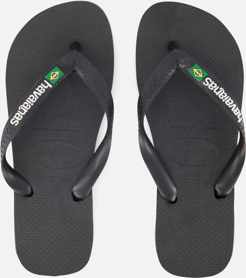 Havaianas Teenslippers Brasil Logo zomerschoen slippers poolslides met logo-opschrift