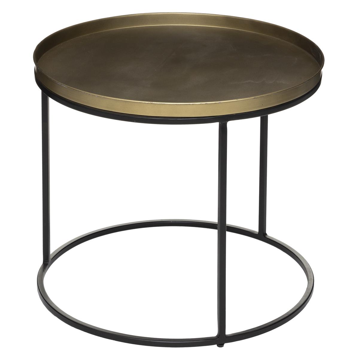 SET 2 TABLES CAFE METAL BASILE