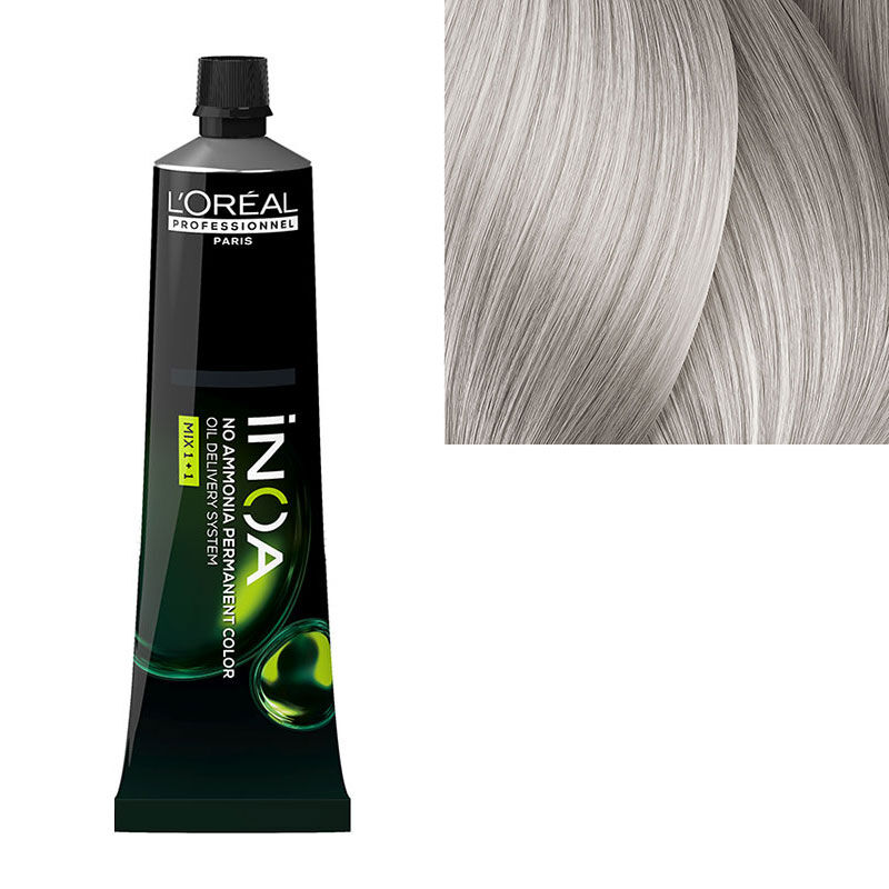 Coloration sans ammoniaque Inoa 10.1 blond platine cendré