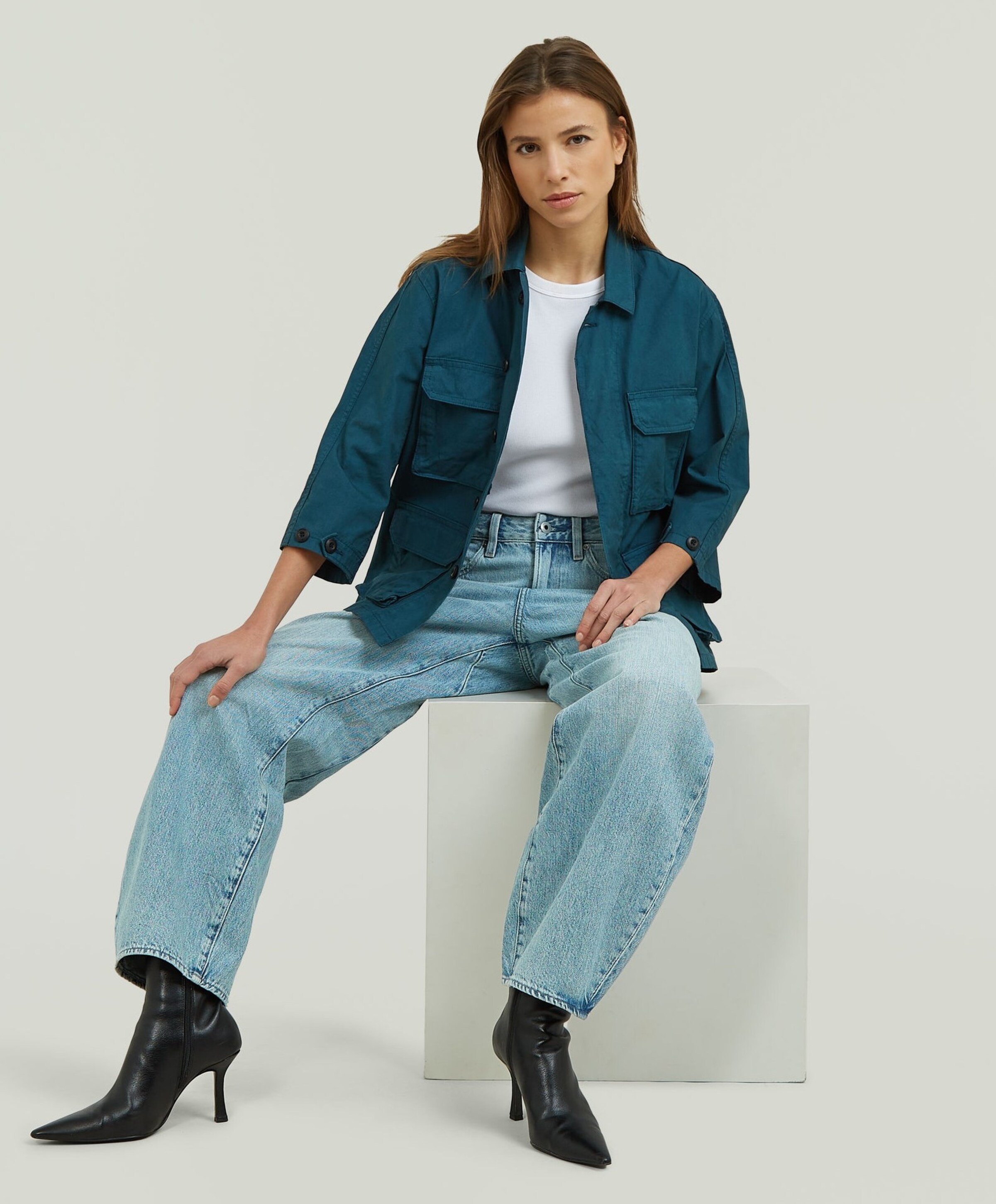 G-Star Raw Barrel 3D Loose Wmn dames jeans blauw