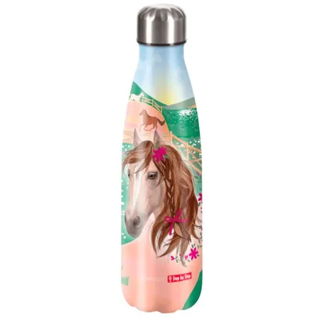 Step by Step Isolierte Edelstahl-Trinkflasche 