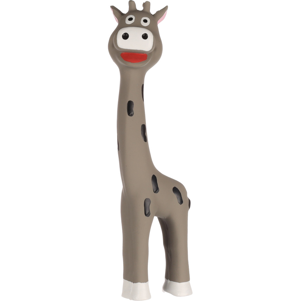 Jouet une girafe en latex couleur aléatoire 24 cm pour chien