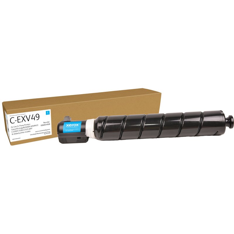 Toner remanufacturé Cyan Everyday™ de Xerox compatible avec Canon C-EXV49 (8525B002), Capacité standard