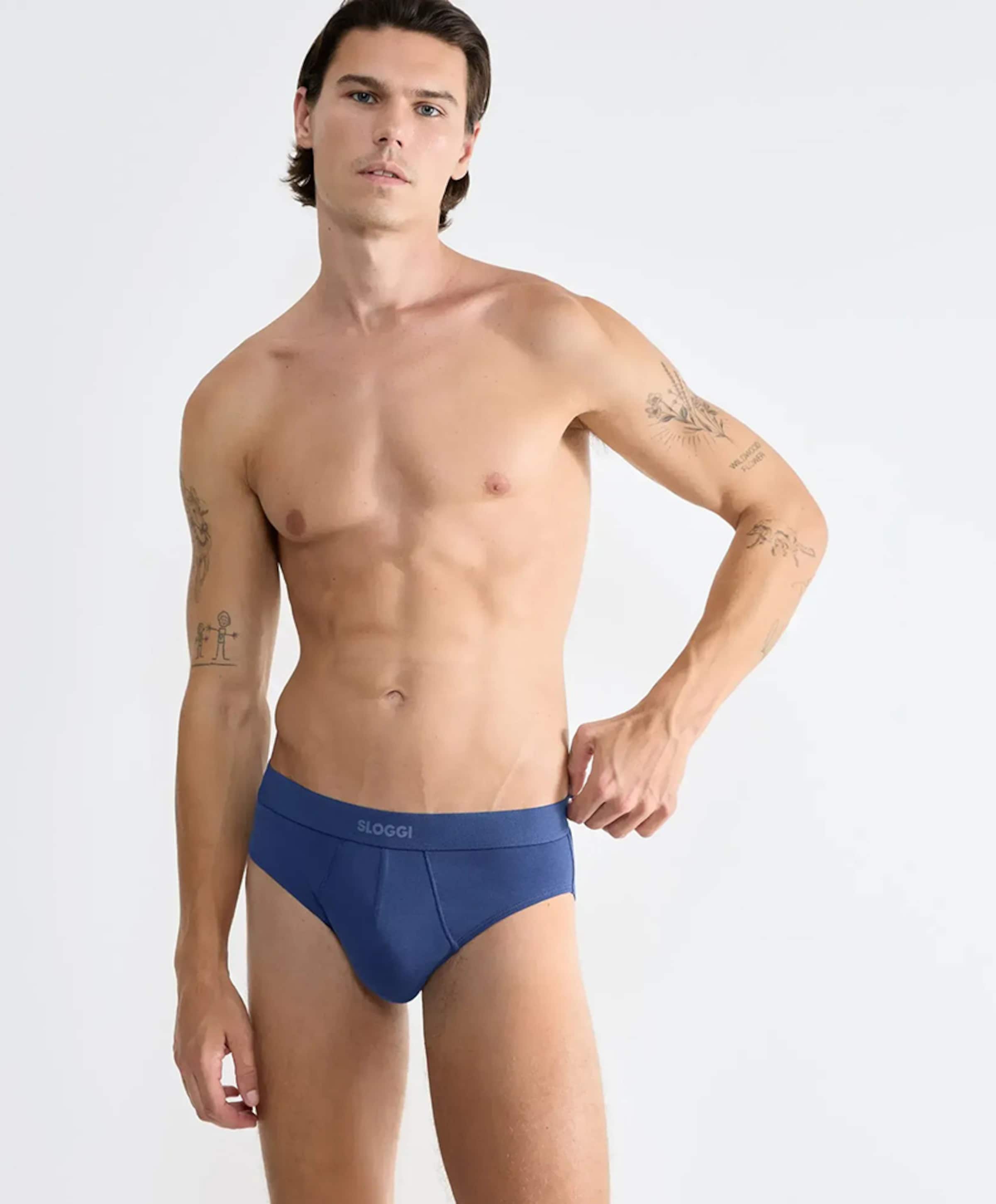 Sloggi Heren slip blauw