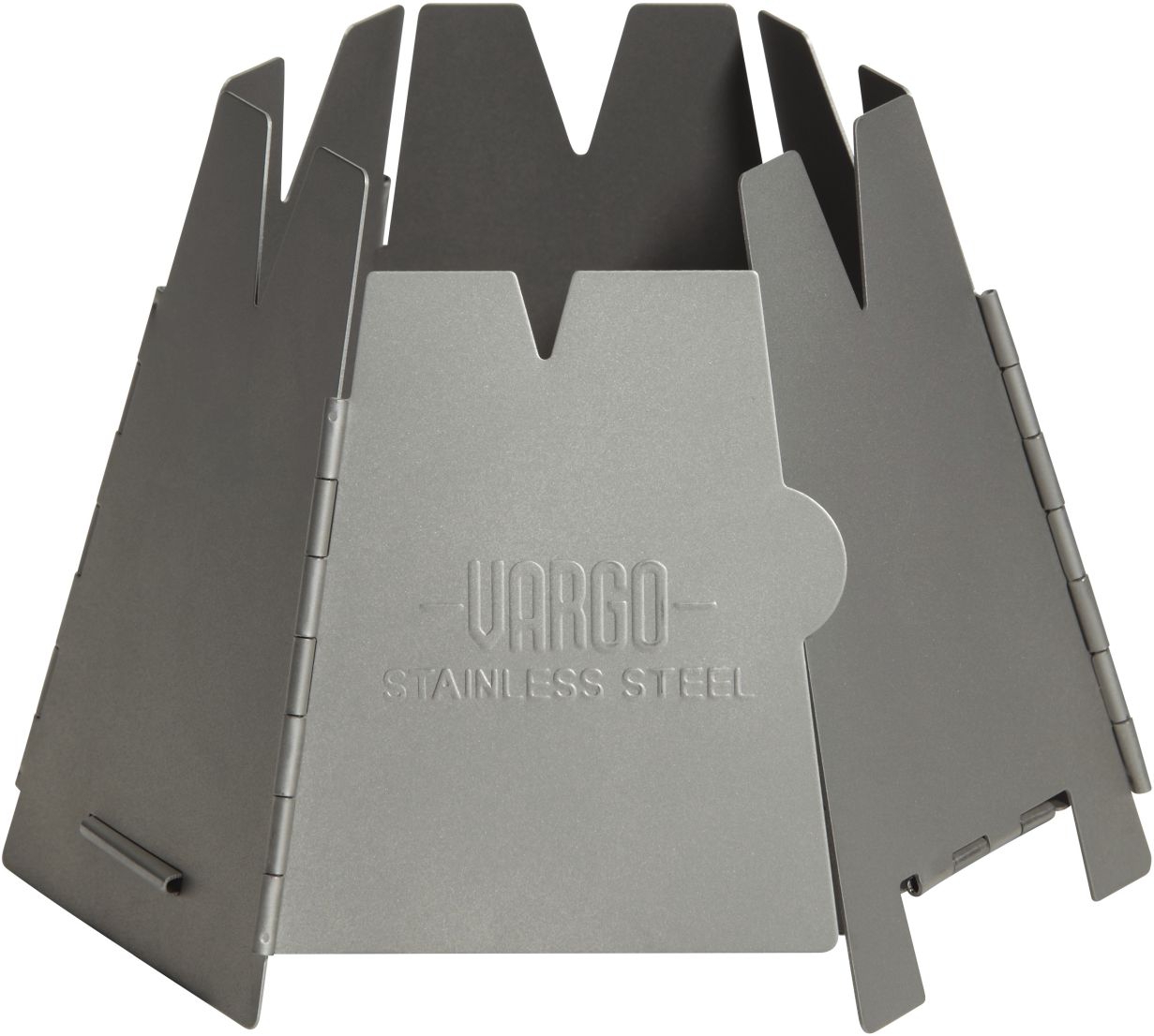 Vargo Hexagon Holzofen Mini-Outdoorofen Edelstahl
