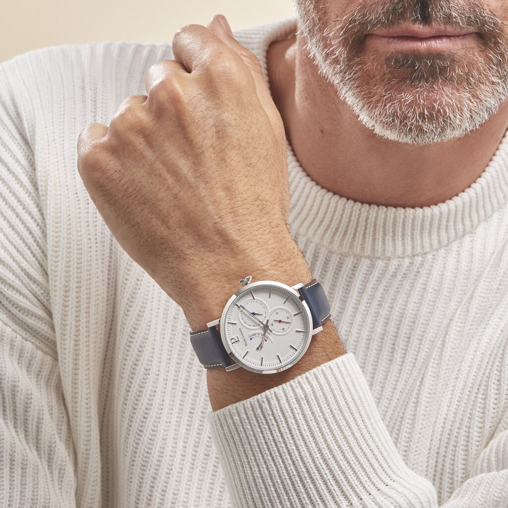Montre Pierre Lannier Evidence Blanc