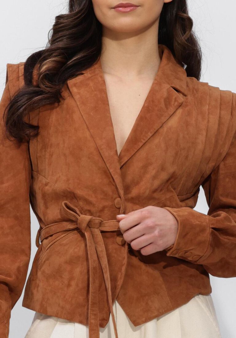 cognac ibana jassen joyce suede
