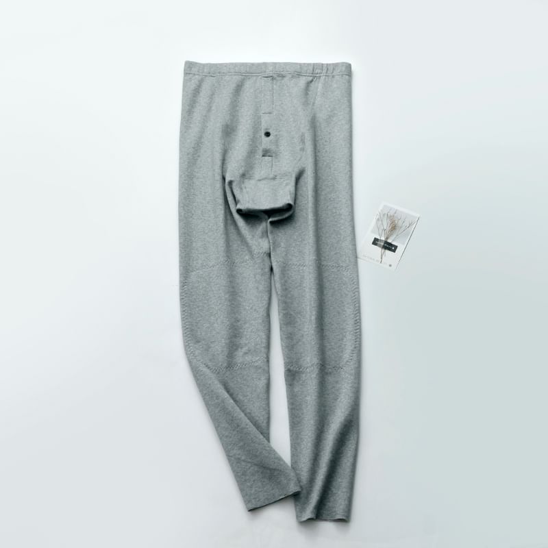 Finlies - Matching effen fleece-gevoerde leggings (verschillende ontwerpen)