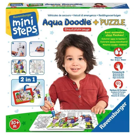 Ravensburger Aqua Doodle® Puzzle: Einsatzfahrzeuge