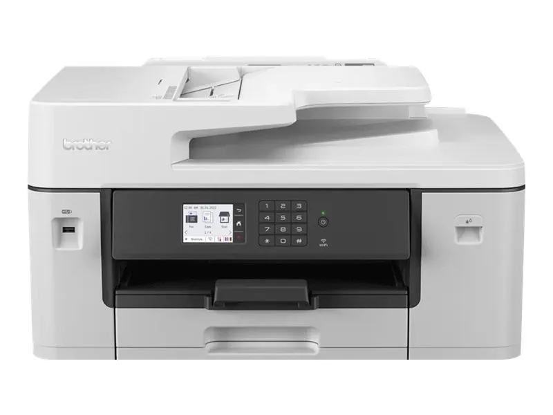 Brother MFC-J6540DW - Multifunktionsprinter - farve - blækprinter - A3 (medie) - op til 25 spm (kopiering) - op til 28 spm (udskriver) - 250 ark - 33.6 Kbps - USB 2.0, LAN, Wi-Fi(n), USB vært