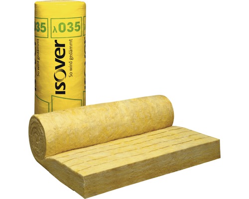ISOVER Integra 1-035 wrijvingspasisolatie voor hellende daken, 4800 mm x 1200 mm x 120 mm