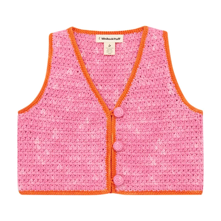 Misha & Puff Gilet Sans Manches Vineyard | Rose