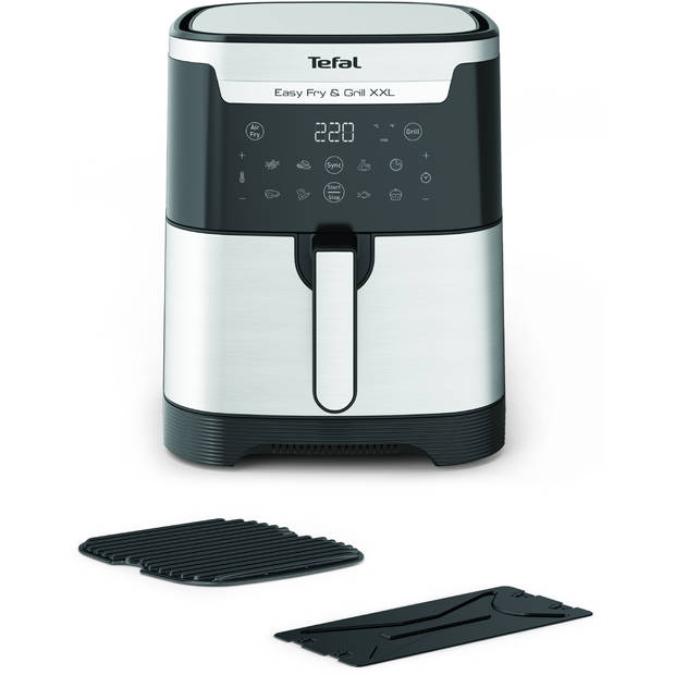 Tefal EY801D airfryer Easy Fry&Grill XXL rvs 6,5L