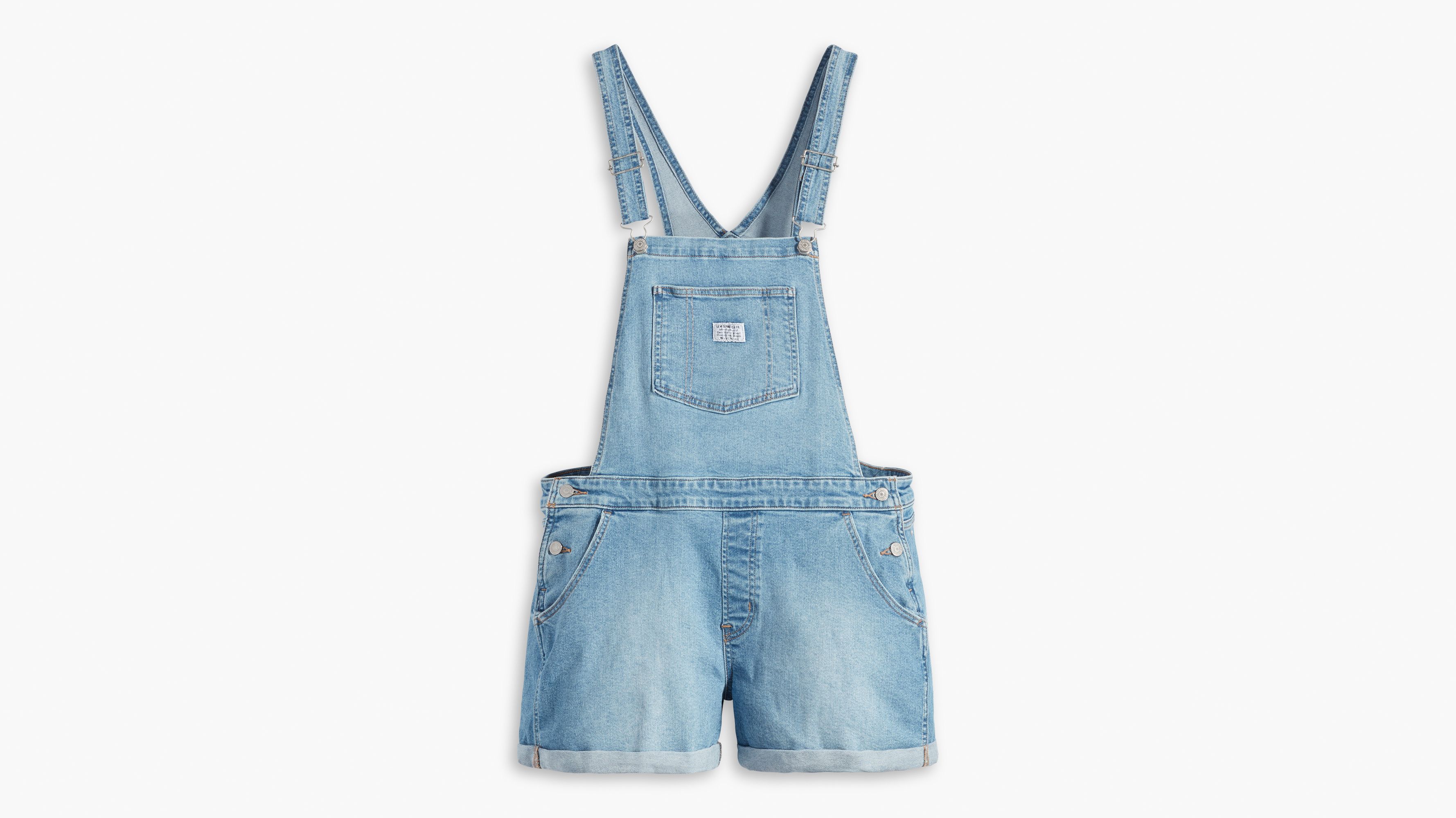 Salopette-short vintage - In The Field Plus - Bleu